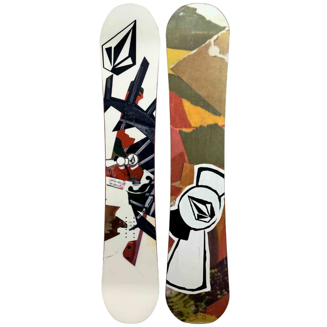 RARE!! Capita VOLCOM Dan Brisse 157cm Snowboard Rare Classic