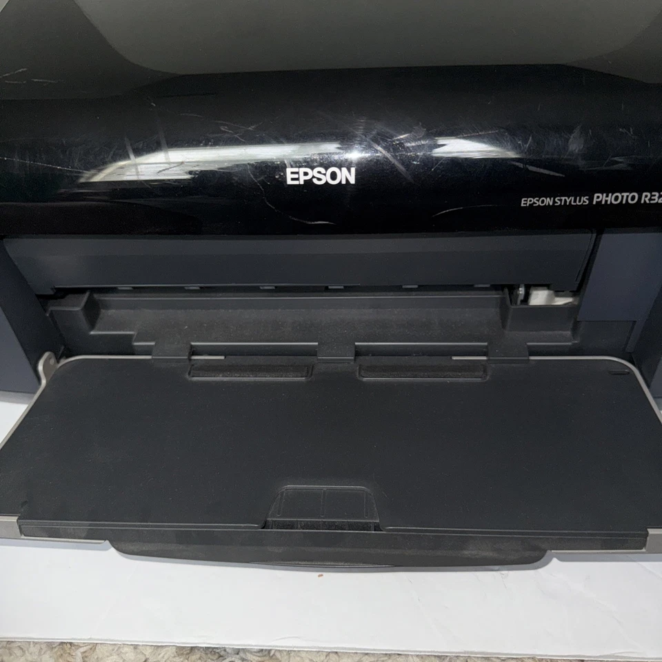 Epson Stylus Photo R320 Inkjet Color Digital Printer Tested Unknown Amt Of Ink - Image 4 of 4