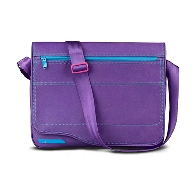 be.ez Sac Bandoulière LE Reporter pour Écran 13" avec Poches Renforcées Violet - Photo 1/3