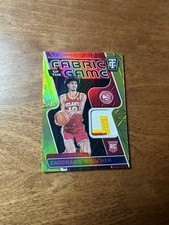 2024 Totally Certified Zaccharie Risacher Fabric Of The Game Gold Patch  /10 SP