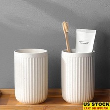 Ceramic Toothbrush Holder Bathroom Organizer Electric Brushes Combs Razors New