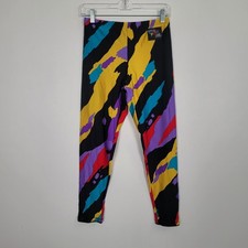 Vintage Wags Spandex Large Shiny Tight Leggings 80s 90s Dance Aerobics
