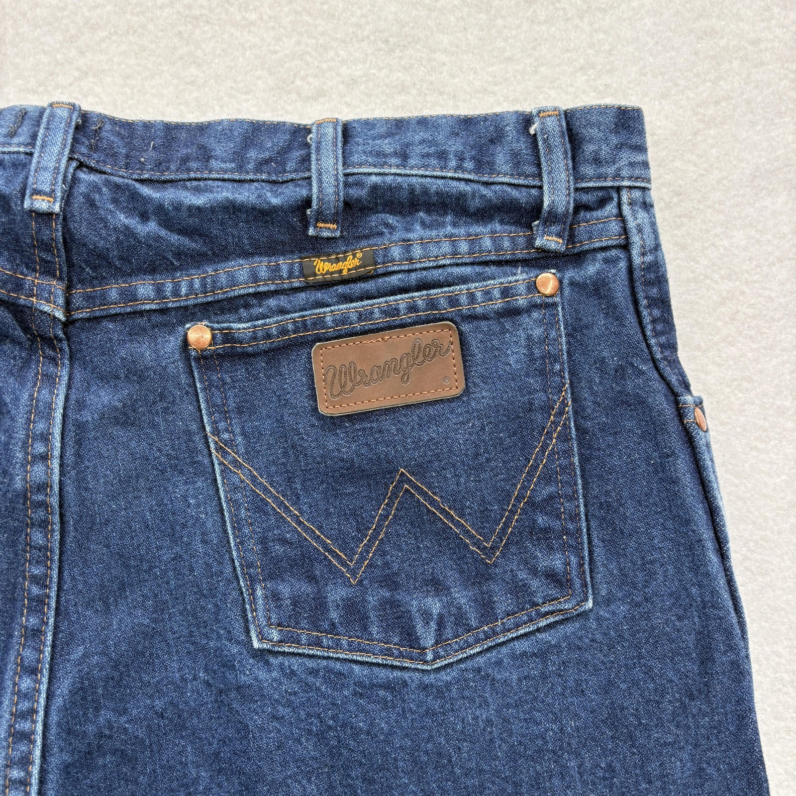 Mens 37x34 Blue Regular Fit Denim 47mwz Western Rodeo