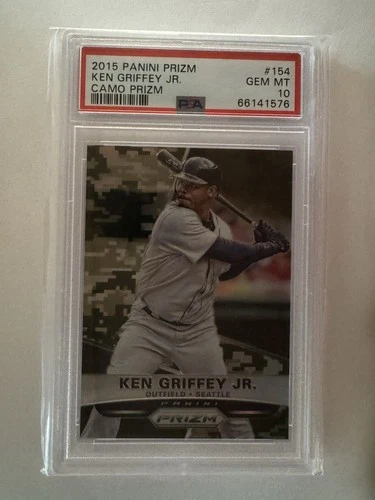 2015 Panini Prizm Ken Griffey Jr PSA 10