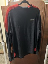 Reebok Classic Vintage Soft Long Sleeve Light Sweatshirt Men's Black And Red XL