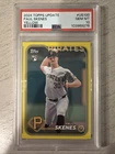 2024 Topps Update Series - Paul Skenes #US100 Yellow (RC) PSA 10