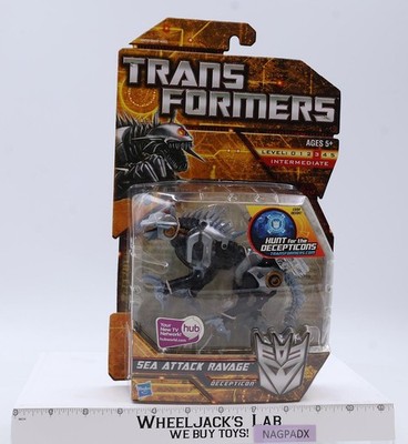 Sea Attack Ravage Transformers Hunt For The Decepticons 2010 Hasbro NEW SEALED