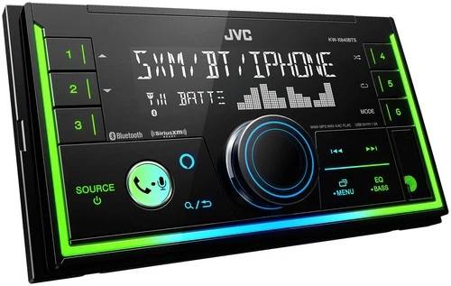 JVC KW-X840BTS 2 DIN Digital Media Receiver Bluetooth USB SiriusXM Amazon Alexa