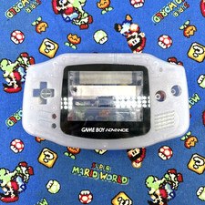 Nintendo Game Boy Advance GBA Clear Shell AGB-001 OEM SHELL ONLY Replacement