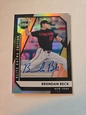 2021 Panini Elite Extra Edition - Brendan Beck #55 Signatures (AU, RC)