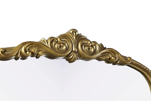 Elegant Decor Naomi Vintage Resin Mirror 36X42 in Antique Brass - Picture 5 of 7