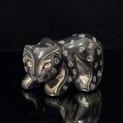 Artesania Rinconada De Rosa Black Panther Anniversary #711 Signed Platinum Gold