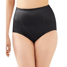 New Bali Body Firm Control Shaping Shapewear Black Brief Panty X710 SIZE M