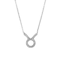 Latelita Zodiac Taurus 925 Sterlingsilber Halskette Sternzeichen Astrologie