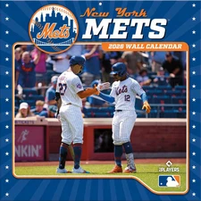 Turner Licensing,  MLB New York Mets 2026 Wall Calendar, 12'' X 12'', 12-Month C