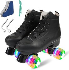 Derby Professional Outdoor Indoor Roller Skates Women  Men Adjustable Four