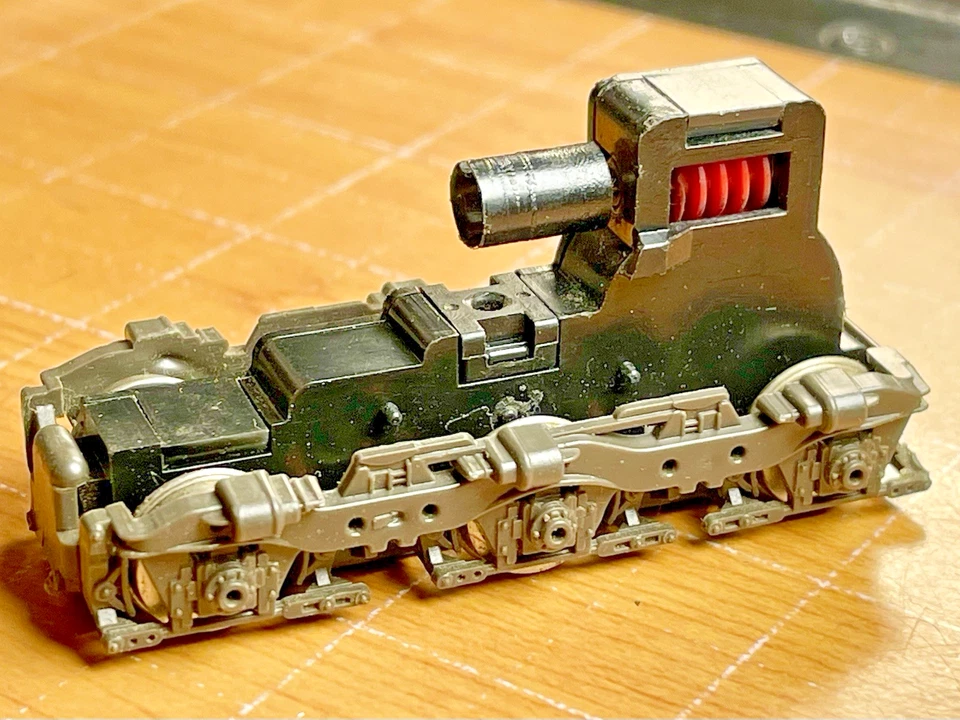 6-WHEEL GEARED DIESEL LOCOMOTIVE TRUCK - VINTAGE HO ATLAS PARTS - Image 3 of 3