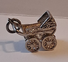 Silver Charms 925 Baby Pram - 1.8cm - 4.71g - Superb Condition