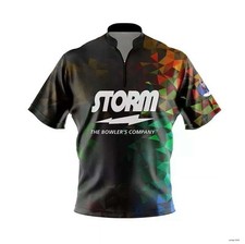 Storm Rainbow Gradient Free Custom Bowling Jersey Size S-5XL