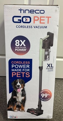 Tineco GO Pet Cordless Stick Vacuum w/ ZeroTangle Brush Technology Seafoam Green