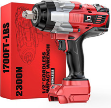 Cordless Impact Wrench 12 Inch Compatible With Milwaukee 18v Battery 1700ft-lb