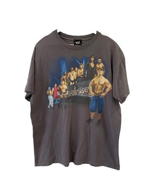 2010 WWE Superstars T-Shirt John Cena Undertaker  (Tag XL) Wrestling Tee#64