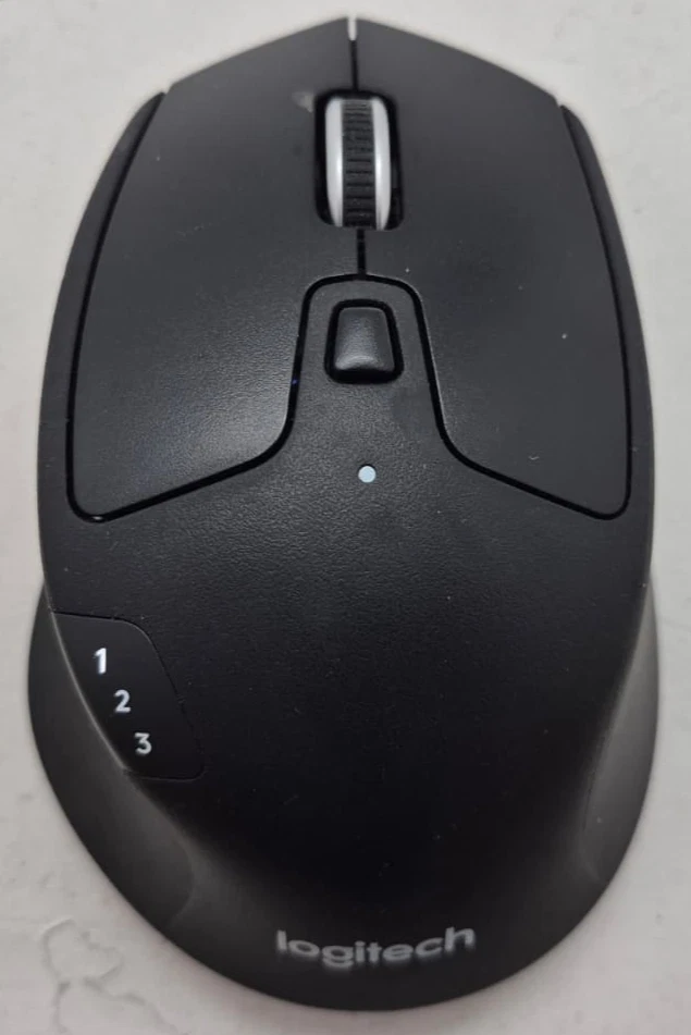 Logitech M720 Triathlon Multi-Device Wireless Mouse W/ Receiver - Black - Image 2 of 4