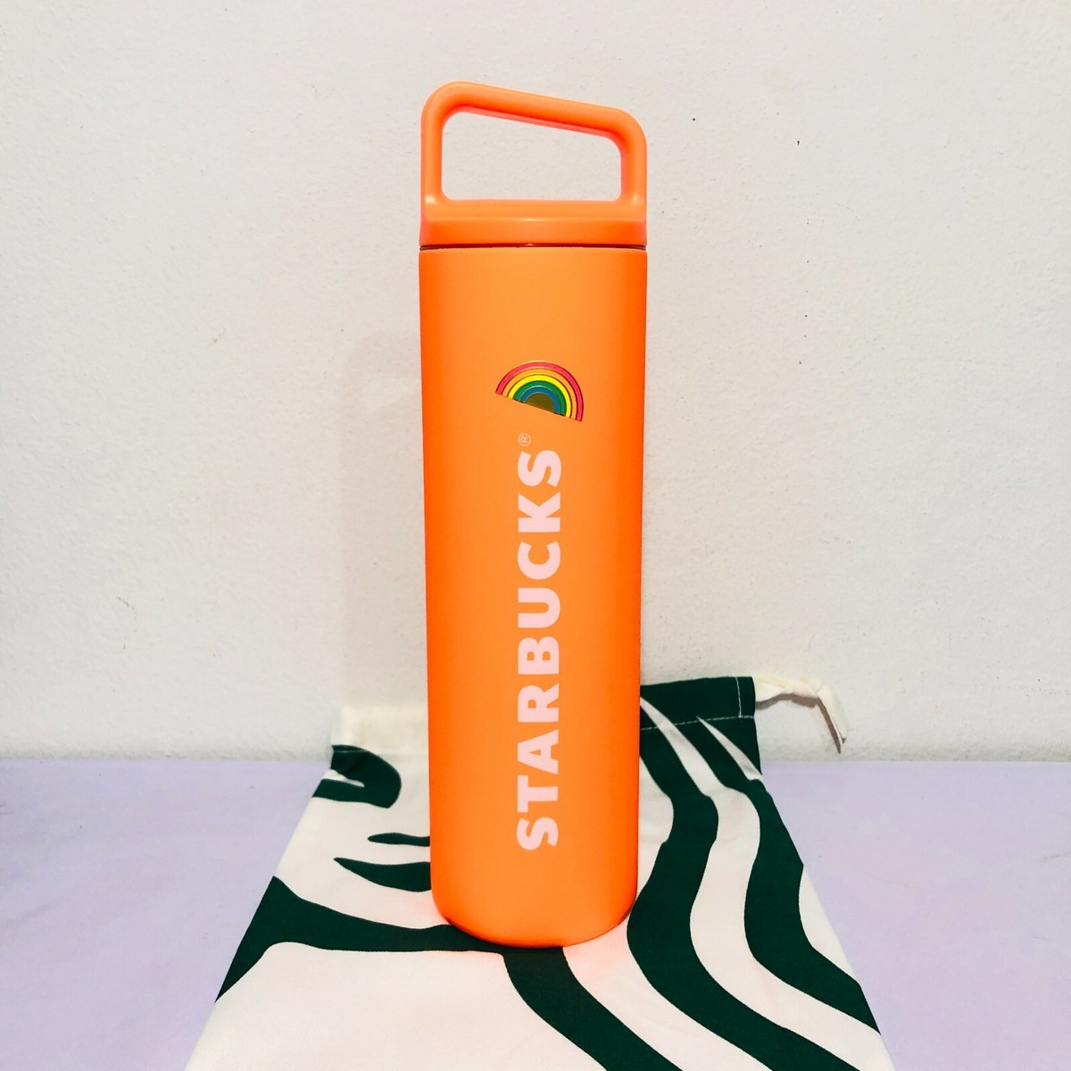 Starbucks Stainless MiiR Water Bottle 20 oz. Orange Rainbow | eBay