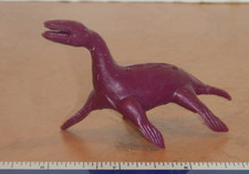 ORIGINAL 1960s NABISCO MPC DIONSAUR - PURPLE KRONOSAURUS - CEREAL PREMIUM