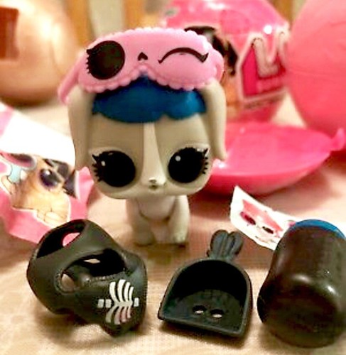 LOL Surprise PETS Sleepy Buns Confetti Pop Dolls Sleepy Bones Pet Rabbit Eye Spy - Picture 11 of 12