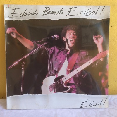 EDOARDO BENNATO -LIVE ES GOL!- 1986 RARE MEXICAN LP STILL SEALED ITALIAN POP