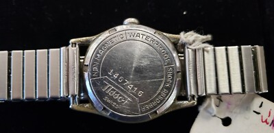 1944 Vintage Tissot Aquasport mens watch, 17j, St Steel, Smooth