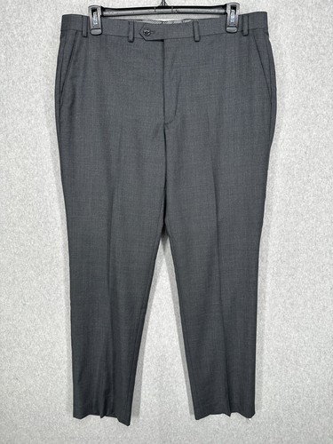 MICHAEL KORS Suit Mens Size 44L 38x32 Charcoal Classic Fit Wool Blend 3-Piece - Picture 14 of 18