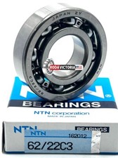 NTN 62/22-C3 DEEP GROOVE BALL BEARING, OPEN TYPE, NO SEALS 22x50x14mm