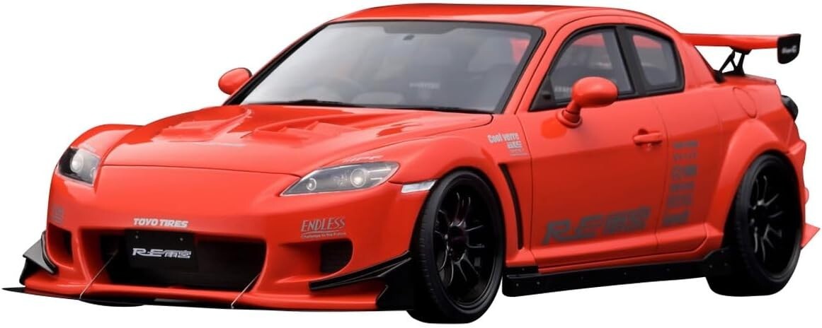 ミニカー 1/18 Mazda RX-8 (SE3P) RE Amemiya IG3176 Ignition Model Ig3176 1/18 Mazda Rx-8 Se3P Re Amemiya Orange