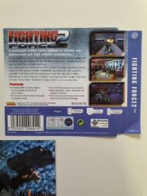 Fighting Force 2 - Sega Dreamcast - Genuine Inserts and Manual