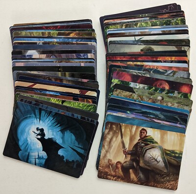 Art Card COMPLETE Set 81 Magic the Gathering Lord of the Rings MTG