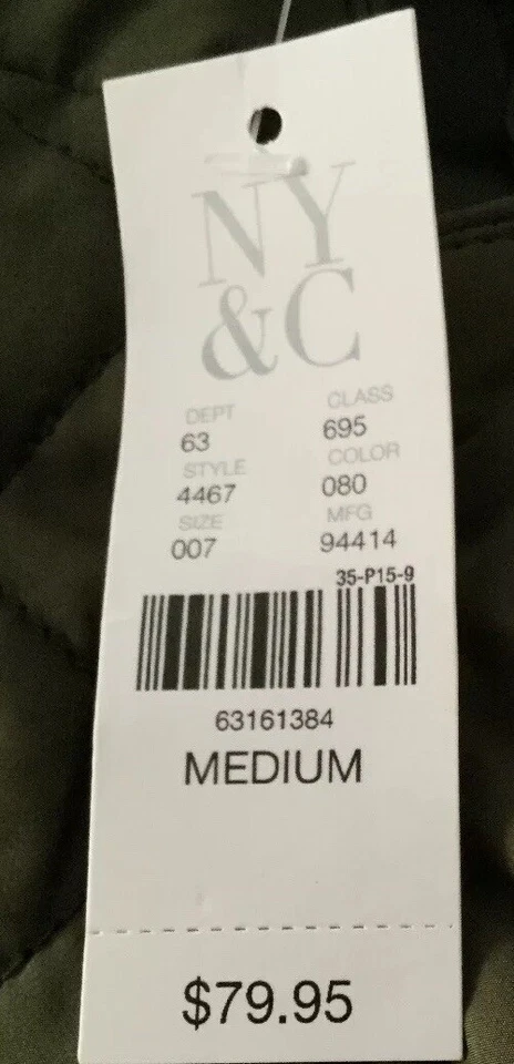 New York and Company Green NY&C Jacket Medium - Image 4 of 4