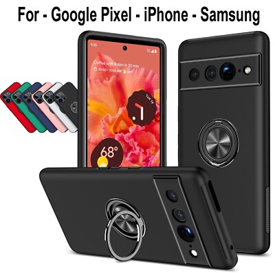 Ring Stoßfest Kameraschutz Hülle Google Pixel iPhone Samsung