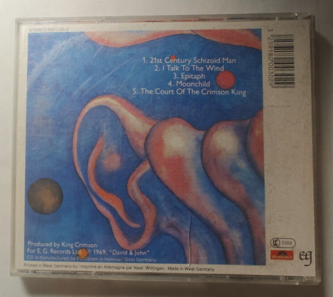 In the Court of the Crimson King by King Crimson (CD, Polydor
