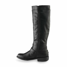 Attention Women's Quin Black Riding Knee High Boots 30618 Size 6 -10 Medium