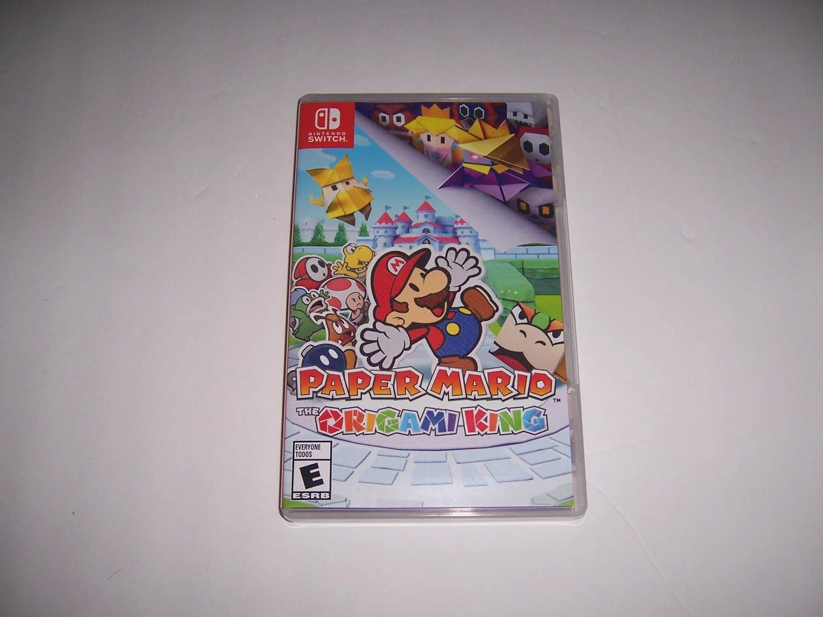 AUTHENTIC Replacement Case Box Nintendo Switch - Paper Mario The Origami  King