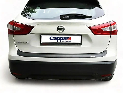 Abs Plastic Rear Bumper Protector (Black) For Nissan Qashqai J11 2013-2016 - Picture 7 of 7