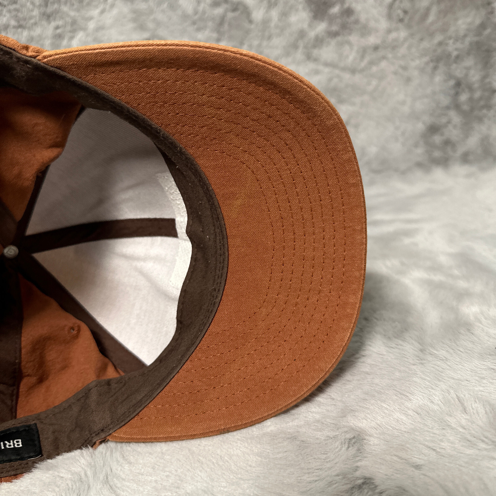 Brixton Company Hat Brown Patch Snapback Canvas A… - image 6