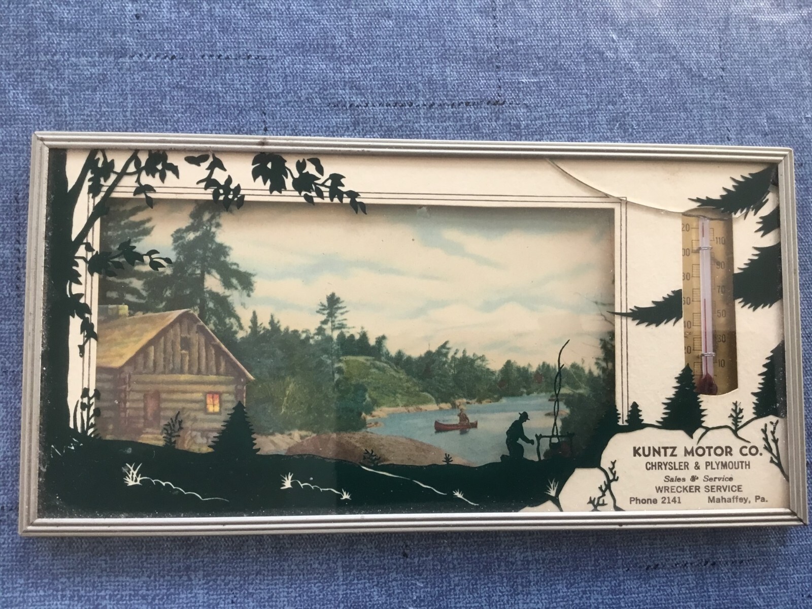 1954 Kuntz Motors, Mahaffey, PA Advertising Picture/Calendar eBay