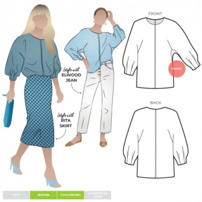 Style Arc Schnittmuster Wilma Top Damen Größen 4-16