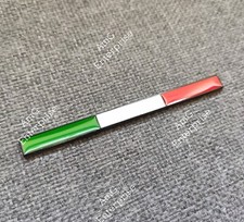 Distintivo nero bandiera italiana Italia per Fiat 595 500 Spider Abarth 695 124 500C 500X