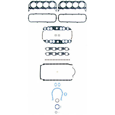 Fel-Pro Marine FULL Gasket Set Mercruiser/Chevy 454/7.4 GEN IV w/OVAL Intake