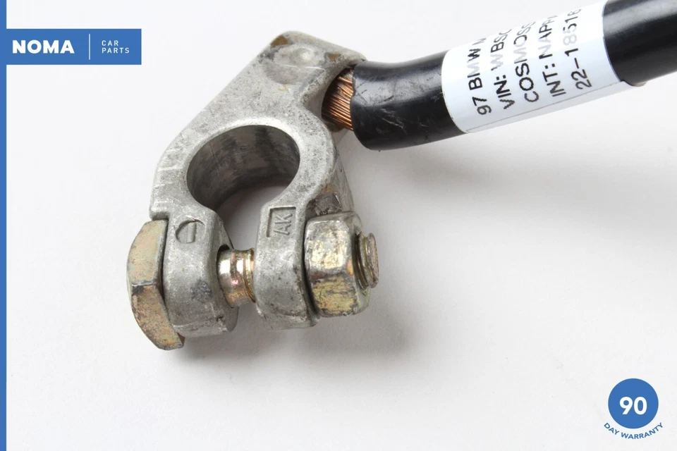 Cable de batería negativo 92-98 BMW M3 318i 320i 323i E36 1732227 OEM Foto 2 de 4