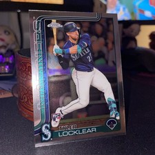 2025 Topps Chrome MLB - Base Card - #41 Tyler Locklear (RC) - Seattle Mariners